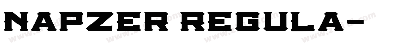 Napzer Regula字体转换